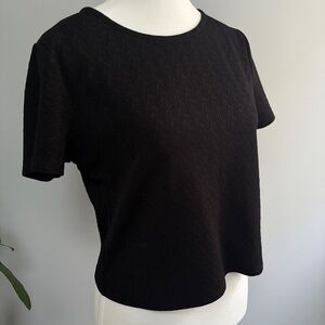 Forever21 Black Short Sleeve Women's Top